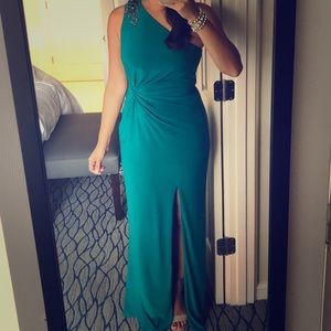 Adrianna Papell Formal Gown, Teal Green, Size 4